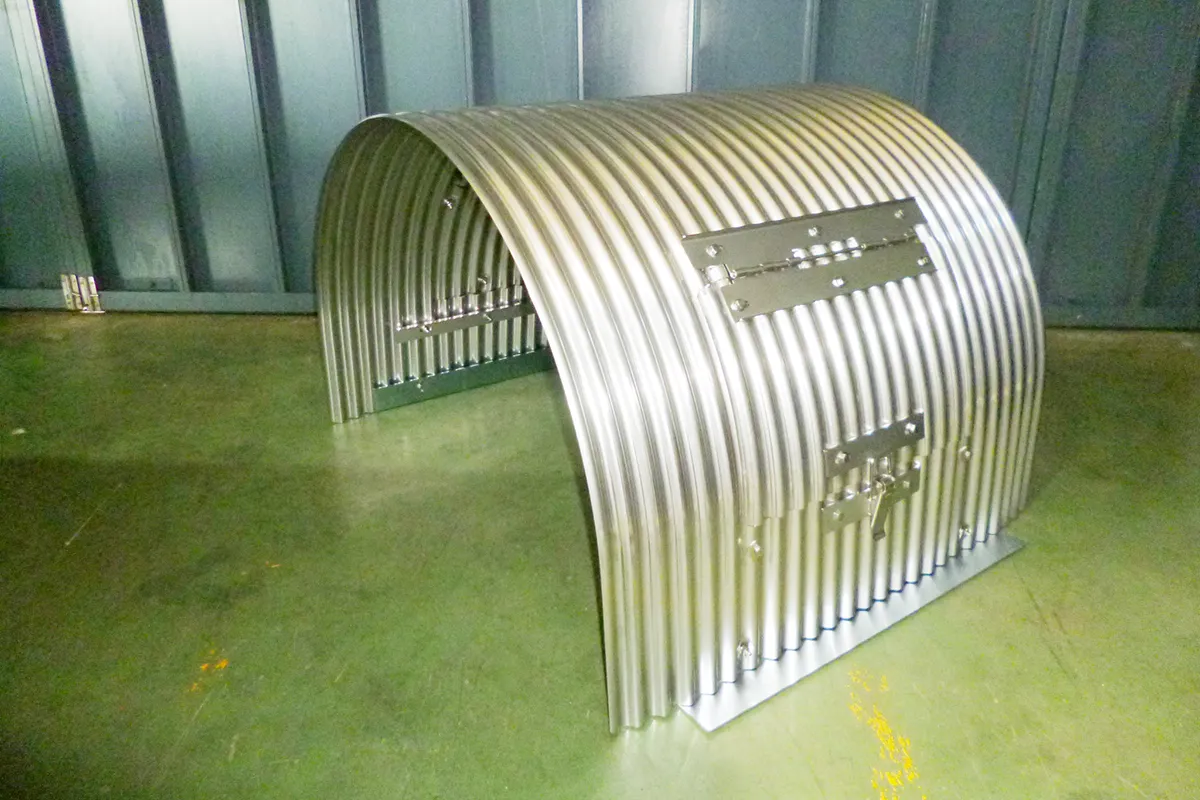 鋼板製コンベヤカバー-2